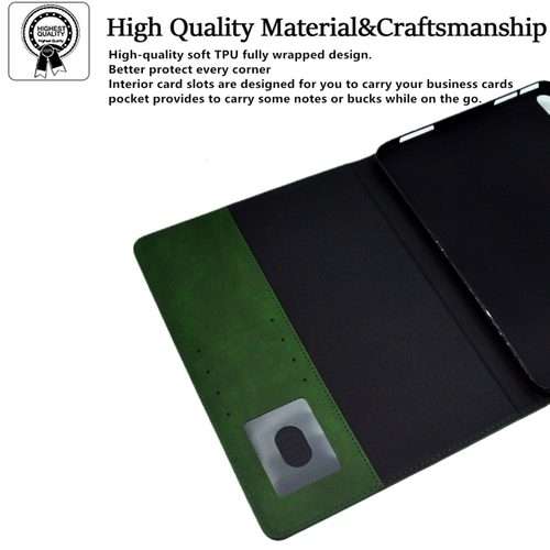 For iPad Pro 11 2025 / 2024 Suede Cross Texture Magnetic Clasp Leather Smart Tablet Case(Green)
