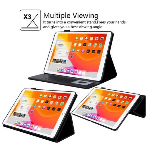 For iPad Pro 11 2025 / 2024 Business Style Horizontal Flip Leather Smart Tablet Case w ... (Black)