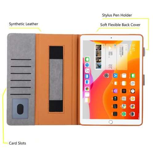 For iPad Pro 11 2025 / 2024 Business Style Horizontal Flip Leather Smart Tablet Case wi ... (Grey)