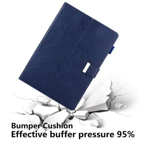 For iPad Pro 11 2025 / 2024 Business Style Horizontal Flip Leather Smart Tablet Case wi ... (Blue)