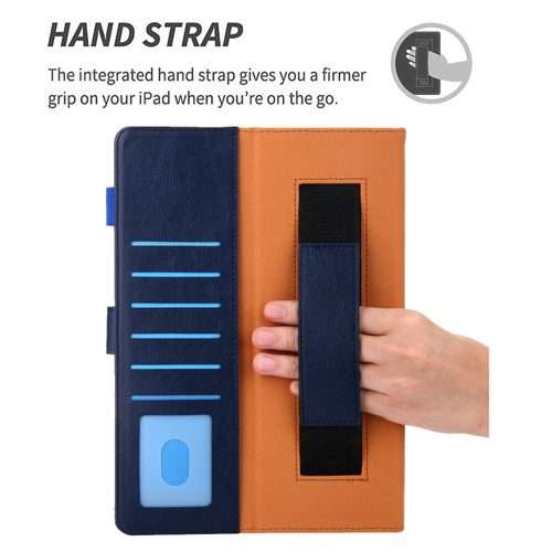 For iPad Pro 11 2025 / 2024 Business Style Horizontal Flip Leather Smart Tablet Case wi ... (Blue)