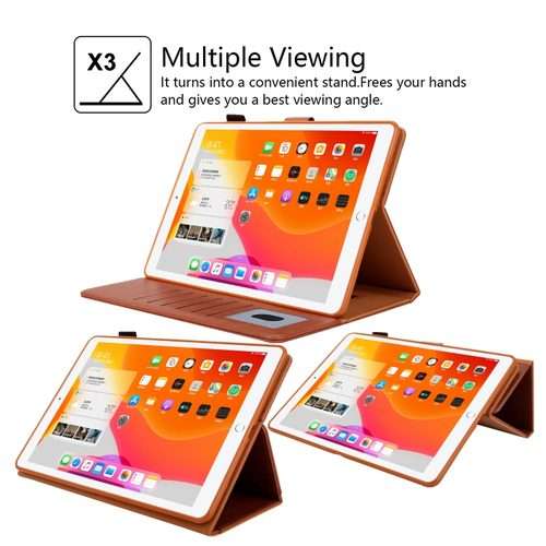 For iPad Pro 11 2025 / 2024 Business Style Horizontal Flip Leather Smart Tablet Case w ... (Brown)