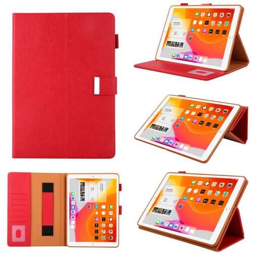 For iPad Pro 11 2025 / 2024 Business Style Horizontal Flip Leather Smart Tablet Case wit ... (Red)