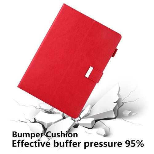 For iPad Pro 11 2025 / 2024 Business Style Horizontal Flip Leather Smart Tablet Case wit ... (Red)