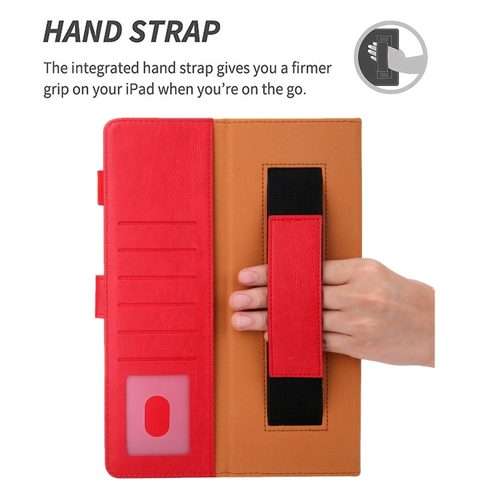 For iPad Pro 11 2025 / 2024 Business Style Horizontal Flip Leather Smart Tablet Case wit ... (Red)