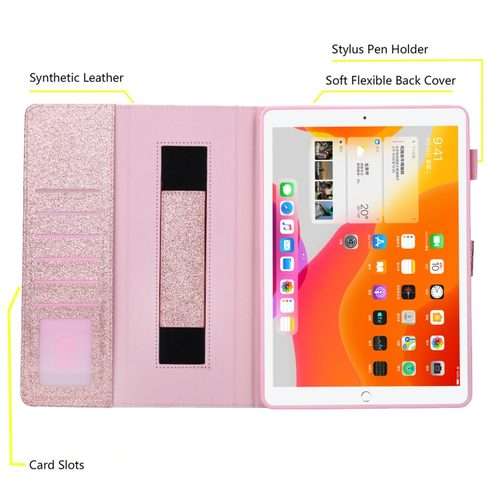 For iPad Pro 11 2025 / 2024 Business Style Horizontal Flip Leather Smart Tablet Ca ... (Rose Gold)