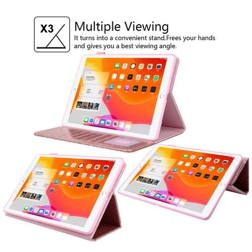 For iPad Pro 11 2025 / 2024 Business Style Horizontal Flip Leather Smart Tablet Ca ... (Rose Gold)