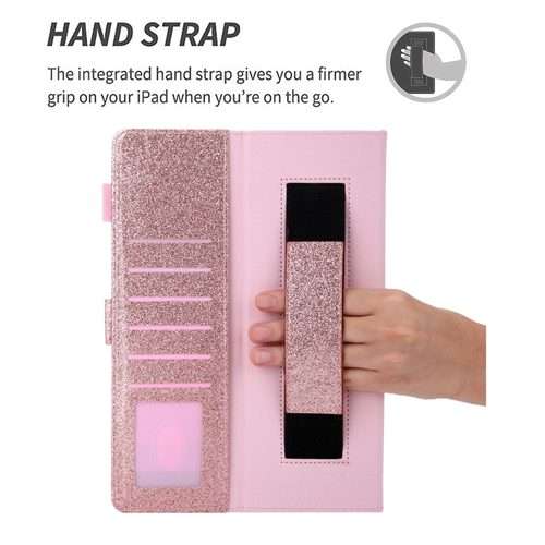 For iPad Pro 11 2025 / 2024 Business Style Horizontal Flip Leather Smart Tablet Ca ... (Rose Gold)