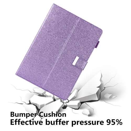 For iPad Pro 11 2025 / 2024 Business Style Horizontal Flip Leather Smart Tablet Case ... (Purple)