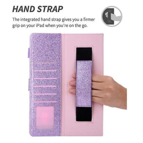 For iPad Pro 11 2025 / 2024 Business Style Horizontal Flip Leather Smart Tablet Case ... (Purple)
