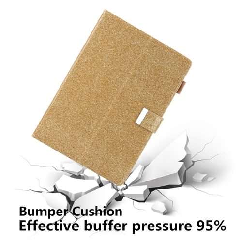 For iPad Pro 11 2025 / 2024 Business Style Horizontal Flip Leather Smart Tablet Case wi ... (Gold)