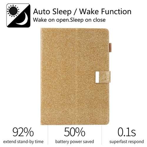 For iPad Pro 11 2025 / 2024 Business Style Horizontal Flip Leather Smart Tablet Case wi ... (Gold)