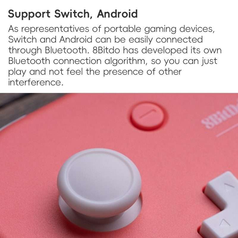 8BitDo Lite 2 Wireless Bluetooth Gamepad(Pink)