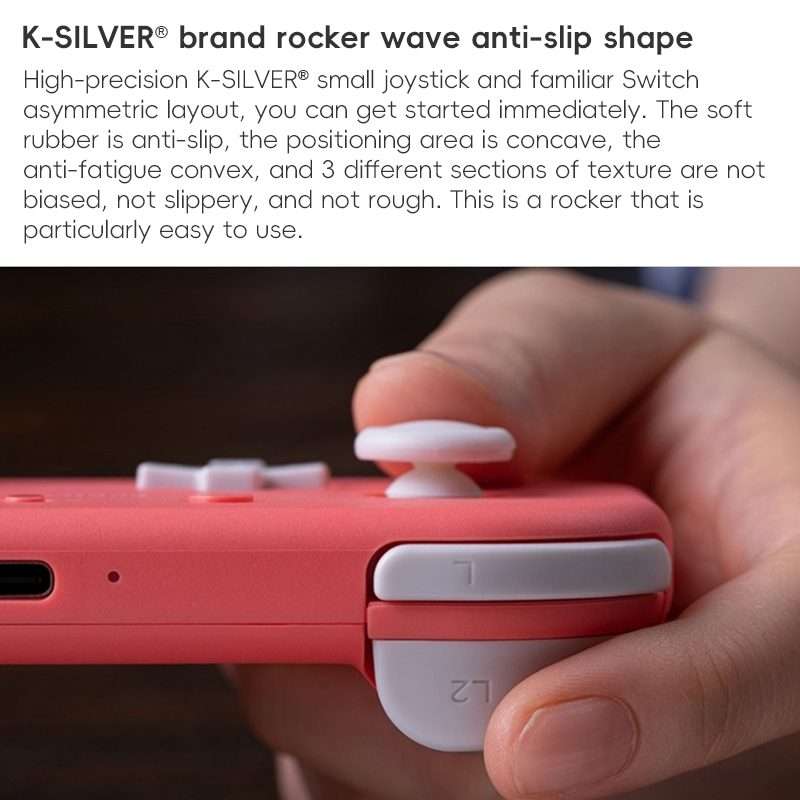 8BitDo Lite 2 Wireless Bluetooth Gamepad(Pink)