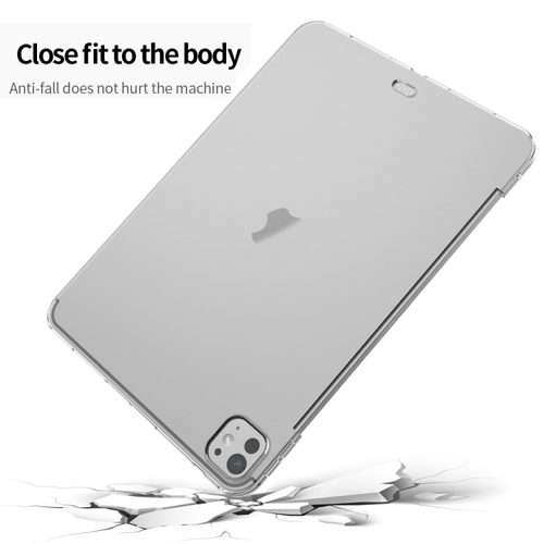 For iPad Pro 11 2025 / 2024 Shockproof Soft TPU Protective Tablet Case(Transparent)