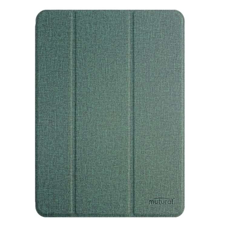 For iPad Pro 13 2025 / 2024 Mutural YASHI Series Tablet Leather Smart Case(Green)