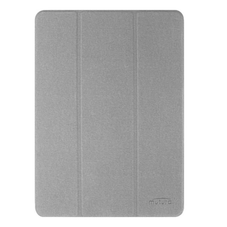 For iPad Pro 11 2025 / 2024 Mutural YASHI Series Tablet Leather Smart Case(Grey)