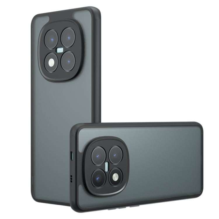 For Redmi Note 15 Pro+ 5G Global 163.3mm Armor Precise Hole PC Hybrid TPU Phon ... (Frosted Black)