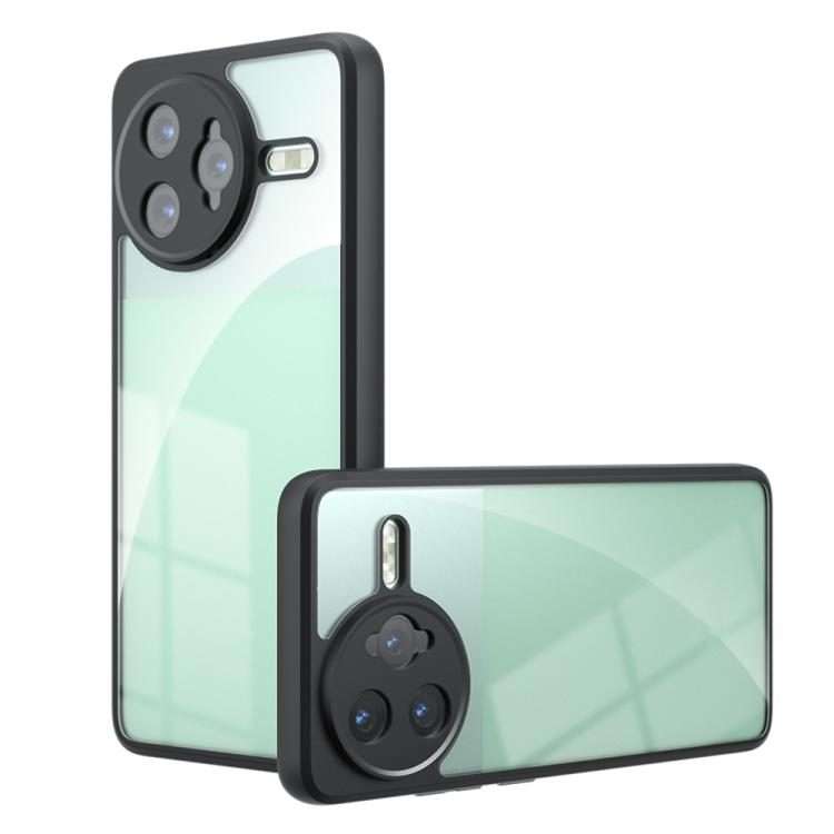 For Redmi K80 / Xiaomi Poco F7 Pro Armor Precise Hole PC Hybrid TPU Phone Case(Transparent)