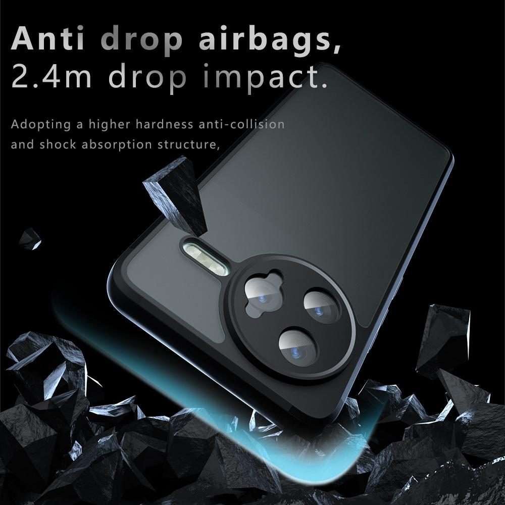 For Redmi K80 / Xiaomi Poco F7 Pro Armor Precise Hole PC Hybrid TPU Phone Case(Transparent)