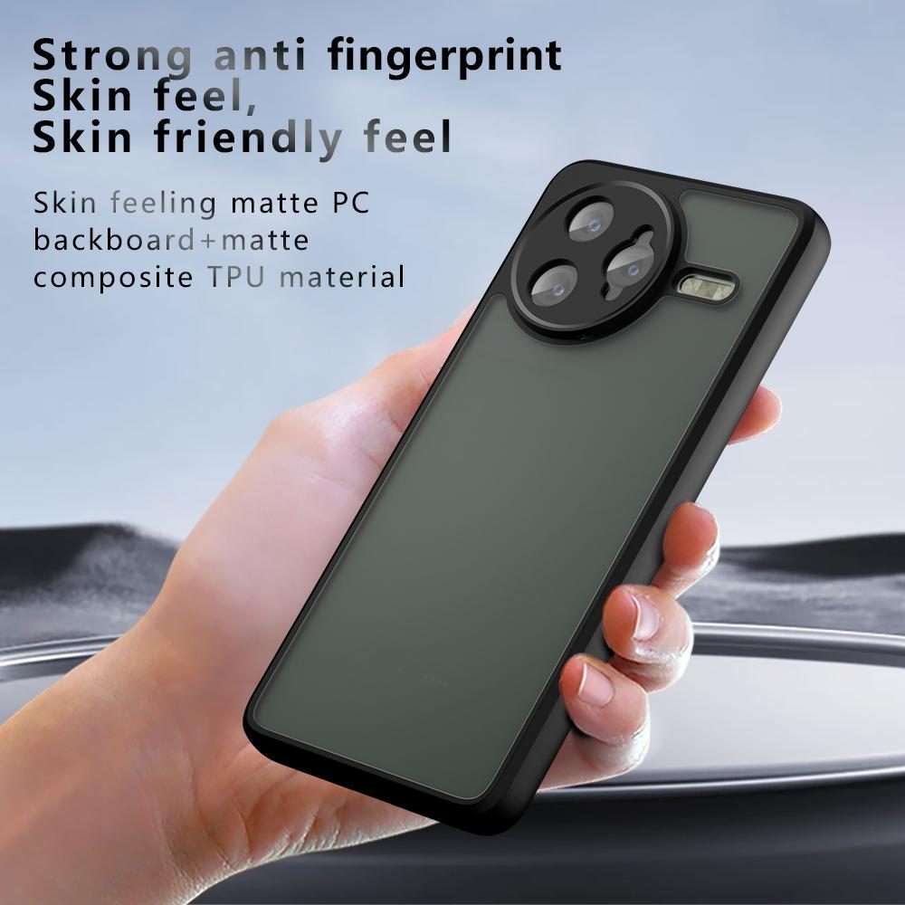 For Redmi K80 / Xiaomi Poco F7 Pro Armor Precise Hole PC Hybrid TPU Phone Case(Transparent)