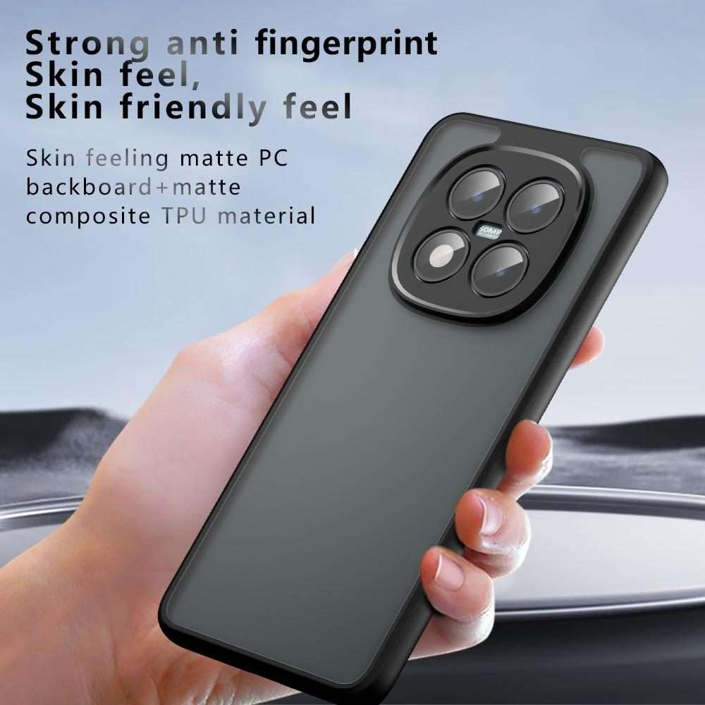 For Redmi Note 15 Pro+ 5G Global 163.3mm Armor Precise Hole PC Hybrid TPU Phone Case(Transparent)