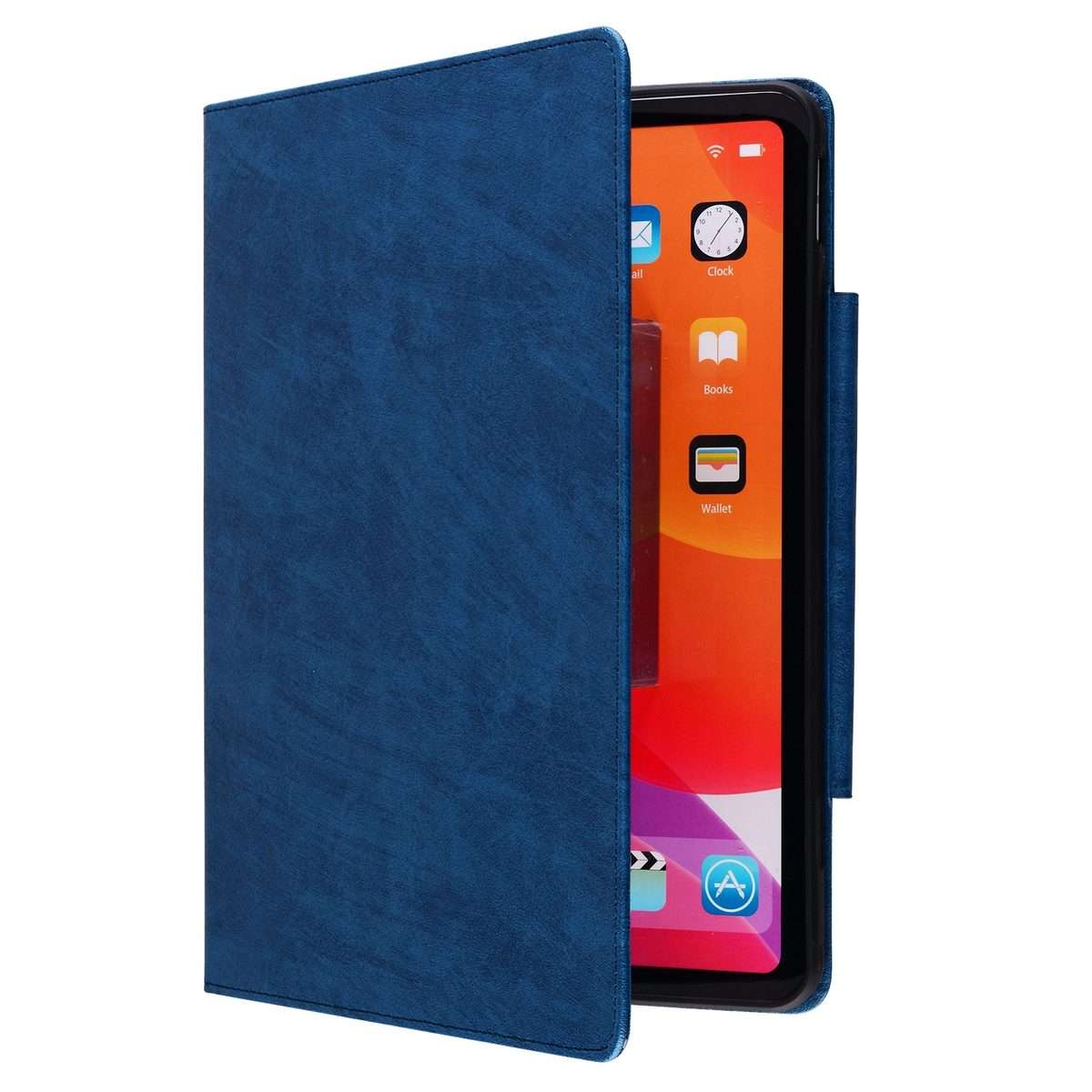 For iPad Pro 11 2022 / 2021 / 2020 / 2018 Cat Buckle Leather Smart Tablet Case(Royal Blue)