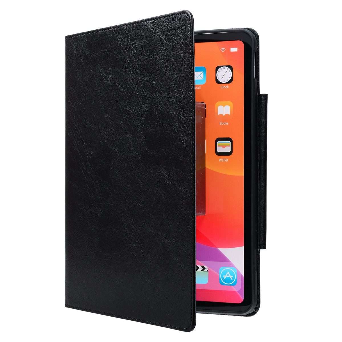 For iPad mini 5 / 4 / 3 / 2 / 1 Cat Buckle Leather Smart Tablet Case(Black)