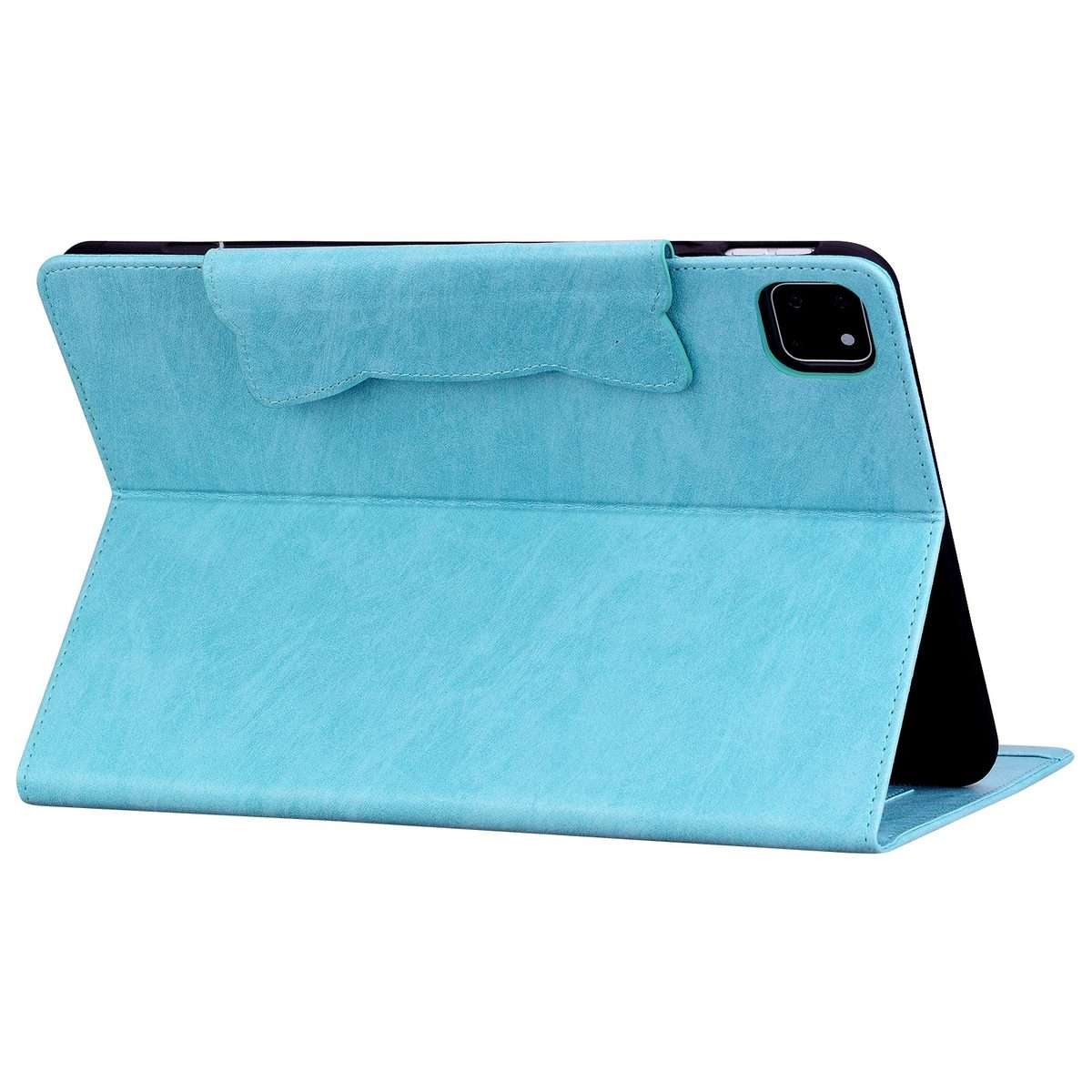 For iPad Pro 11 2025 / 2024 Cat Buckle Leather Smart Tablet Case(Sky Blue)