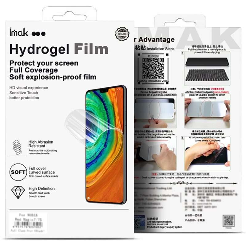 For Honor 200 Pro 2pcs/Set imak Curved Full Screen Hydrogel Film Protector