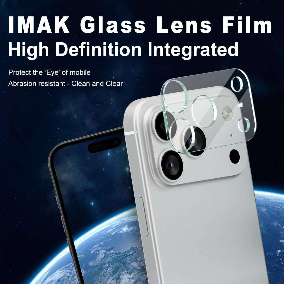 For iPhone 17 Pro imak High Definition Integrated Glass Lens Film