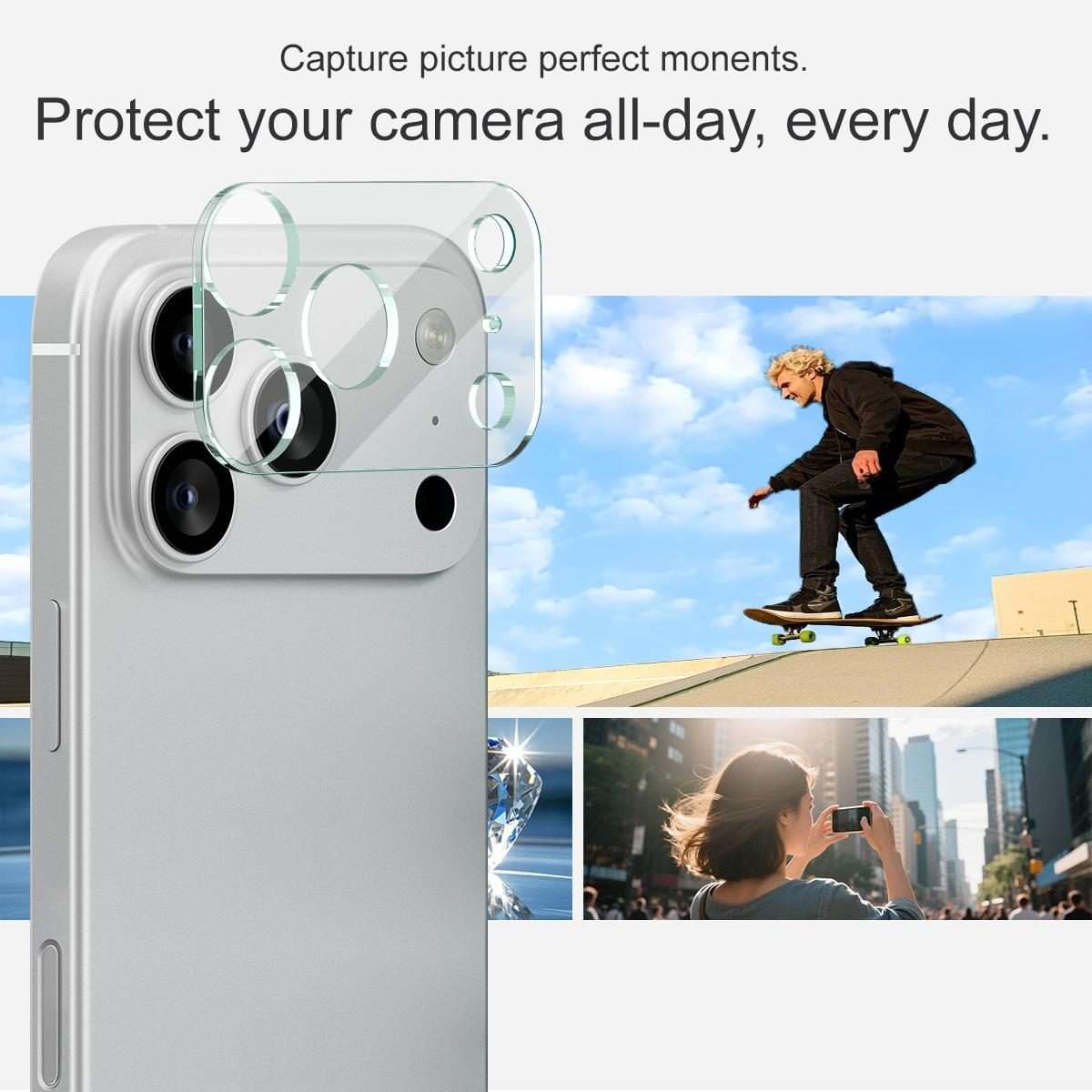 For iPhone 17 Pro Max imak High Definition Integrated Glass Lens Film