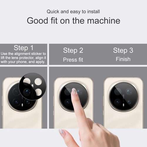 For Honor Magic8 Pro IMAK Rear Camera Lens Glass Film Black Version
