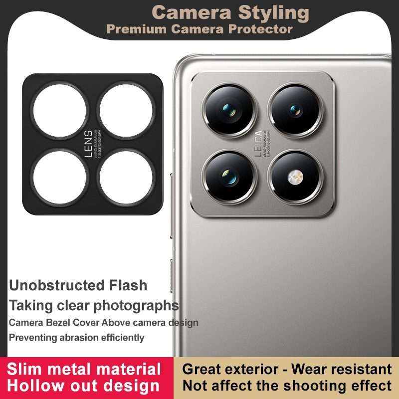 For Xiaomi 14T Pro IMAK Metal Camera Lens Protector Cover