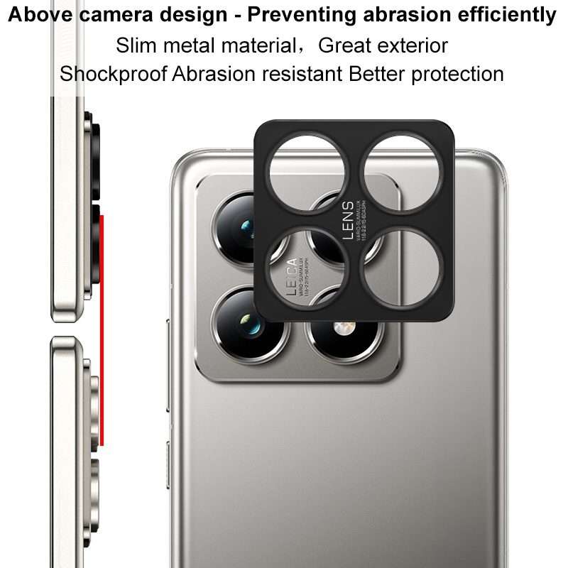 For Xiaomi 14T Pro IMAK Metal Camera Lens Protector Cover
