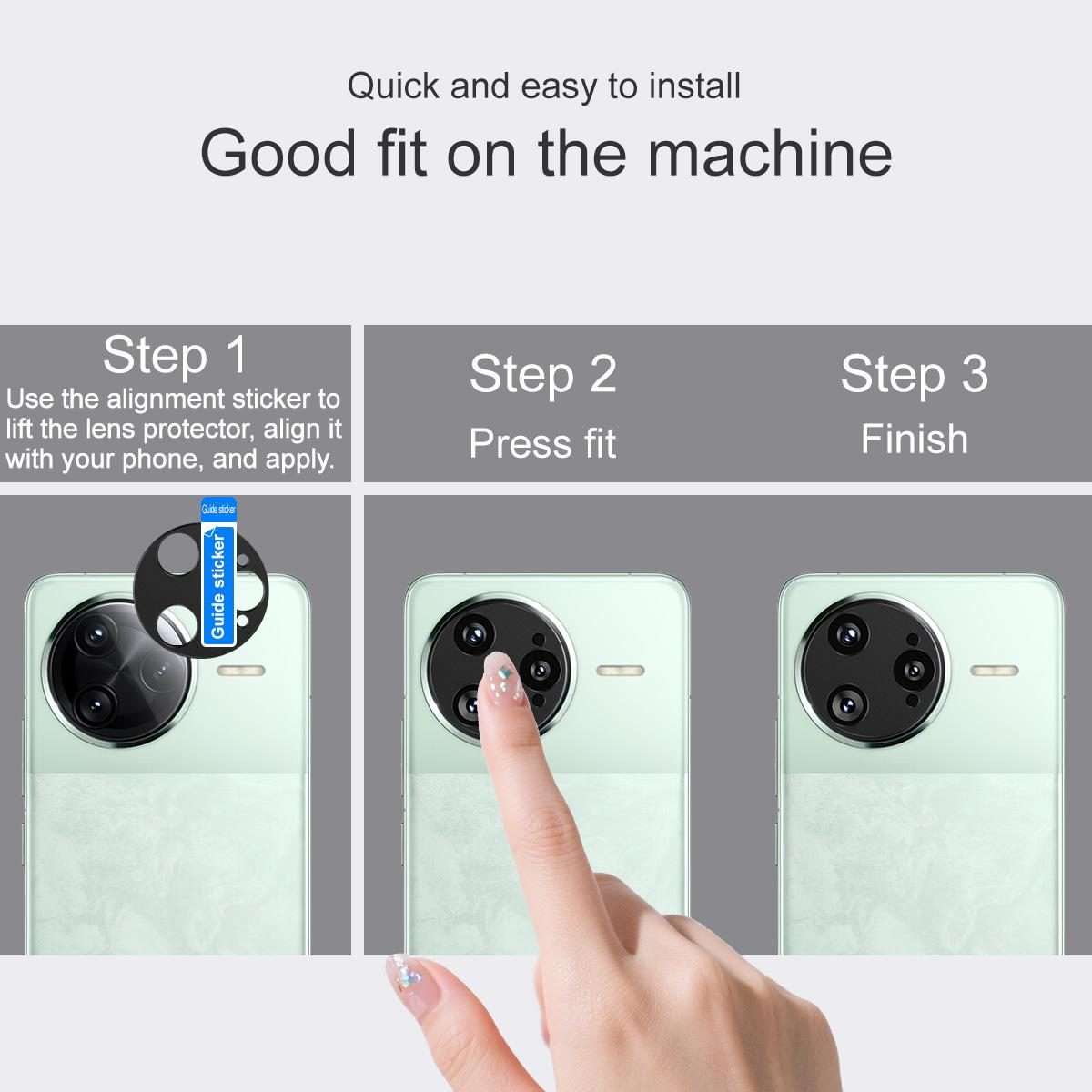 For Redmi K80 Pro / POCO F7 Ultra IMAK Metal Camera Lens Protector Cover