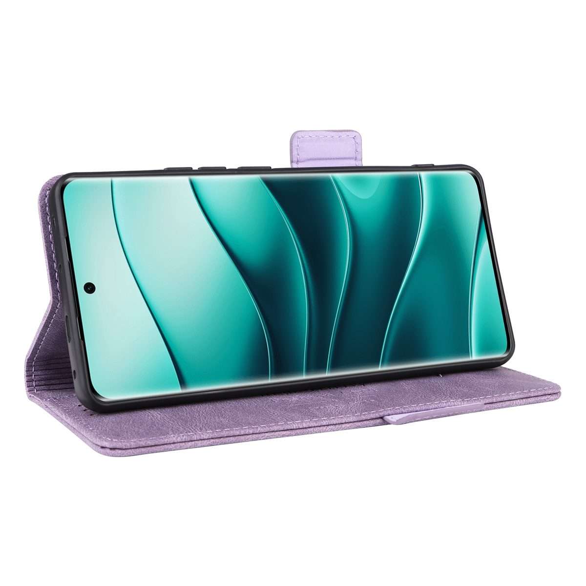 For Redmi Note 14 Pro / Note 14 Pro+ 5G Magnetic Clasp Leather Phone Case(Purple)