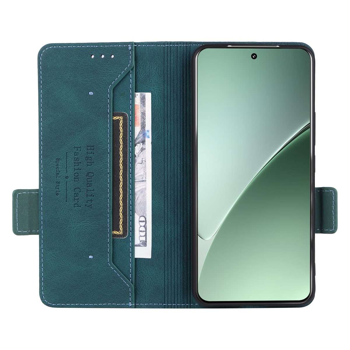 For Xiaomi 15 Pro Magnetic Clasp Leather Phone Case(Green)