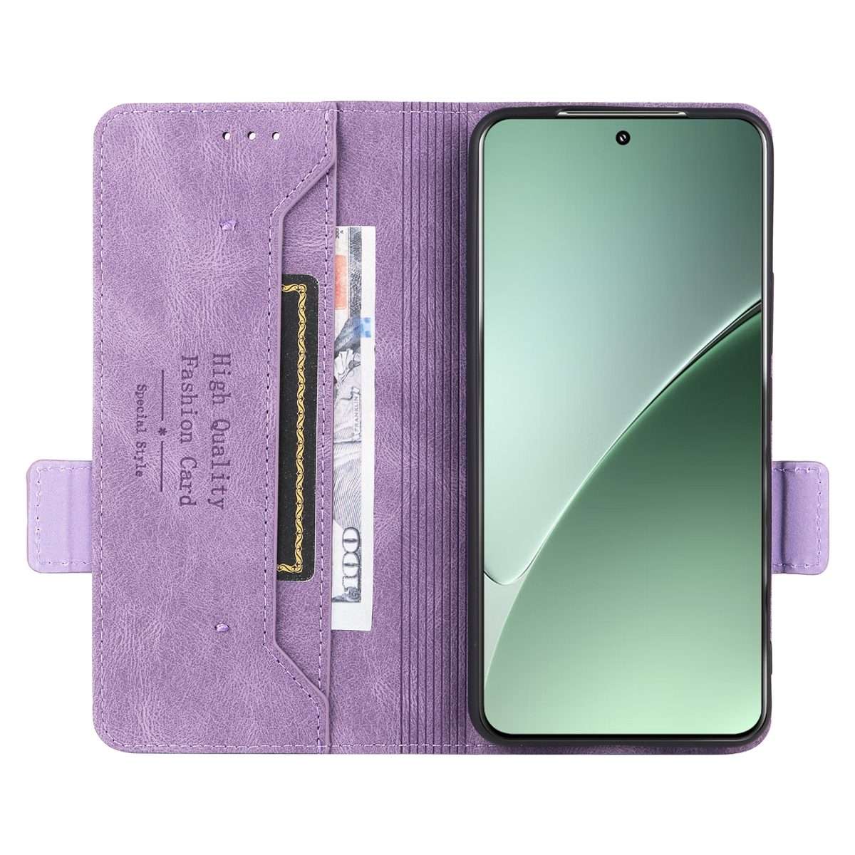 For Xiaomi 15 Pro Magnetic Clasp Leather Phone Case(Purple)