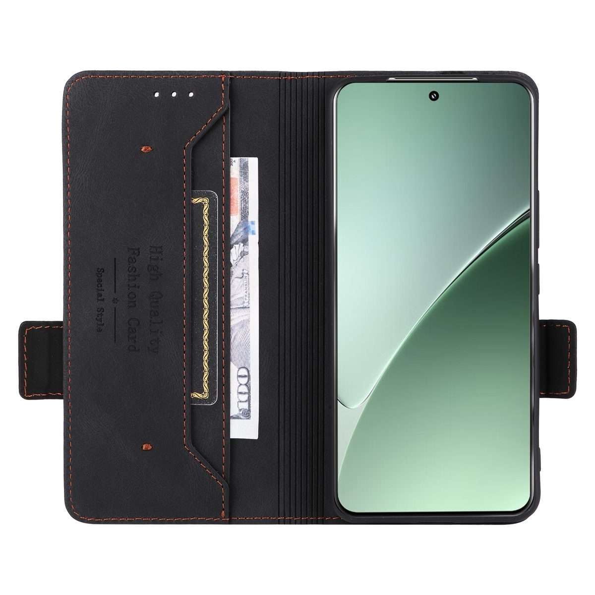 For Xiaomi 15 Pro Magnetic Clasp Leather Phone Case(Black)