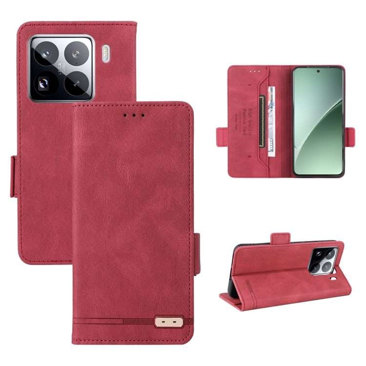 For Xiaomi 15 Pro Magnetic Clasp Leather Phone Case(Red)