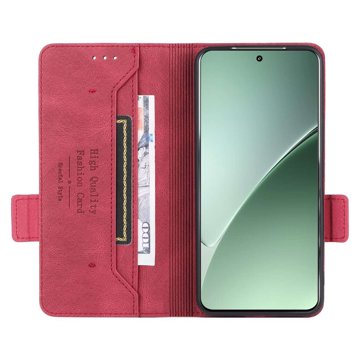 For Xiaomi 15 Pro Magnetic Clasp Leather Phone Case(Red)
