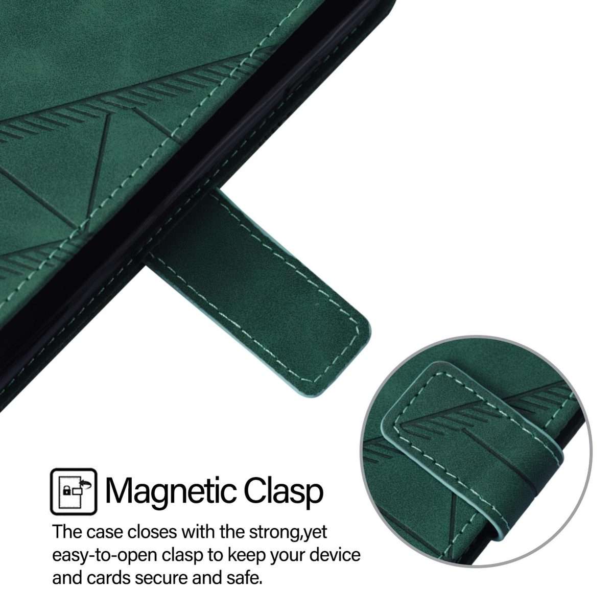 For Xiaomi 15S Pro Crossbody 3D Embossed Flip Leather Phone Case(Green)