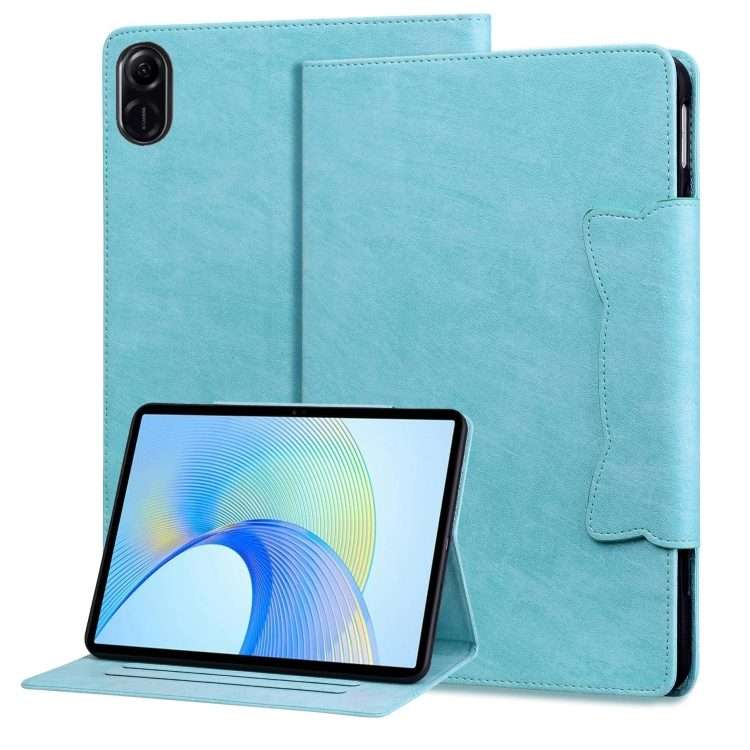 For Honor Pad X8a / X8b Cat Buckle Leather Tablet Case(Sky Blue)