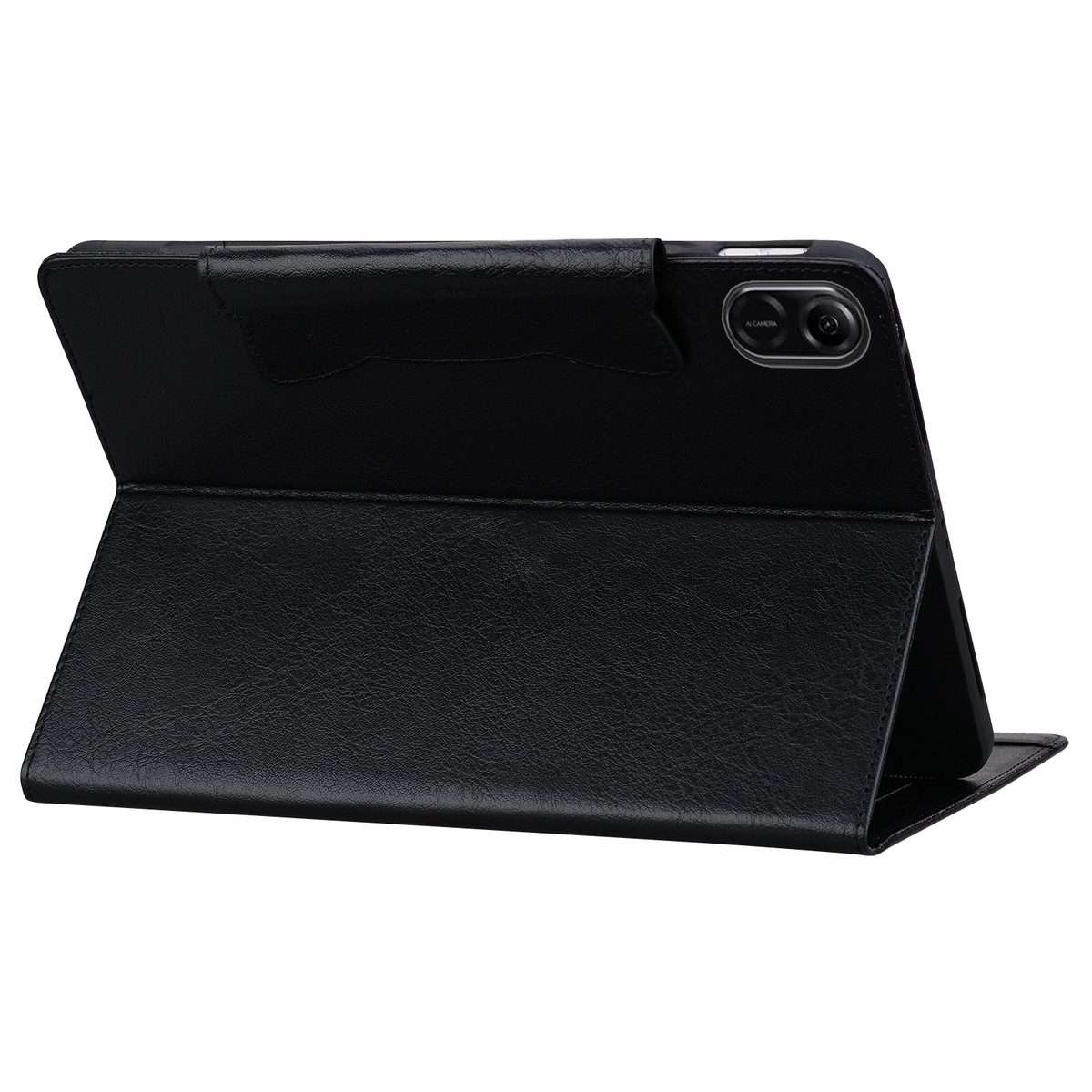 For Honor Pad X8a / X8b Cat Buckle Leather Tablet Case(Black)