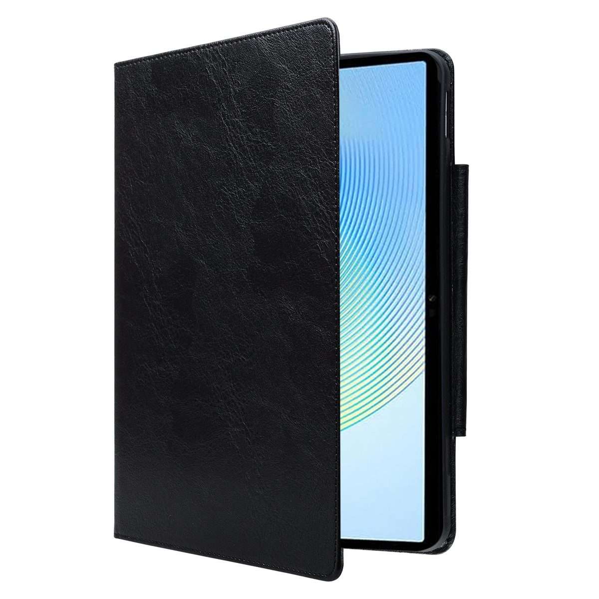 For Honor Pad X8a / X8b Cat Buckle Leather Tablet Case(Black)