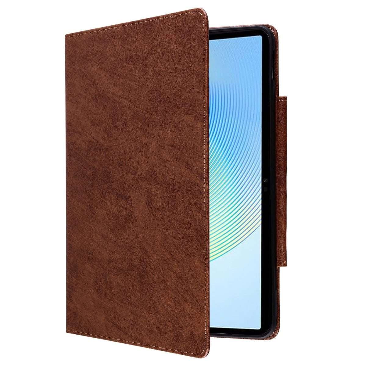 For Honor Pad X8a / X8b Cat Buckle Leather Tablet Case(Brown)