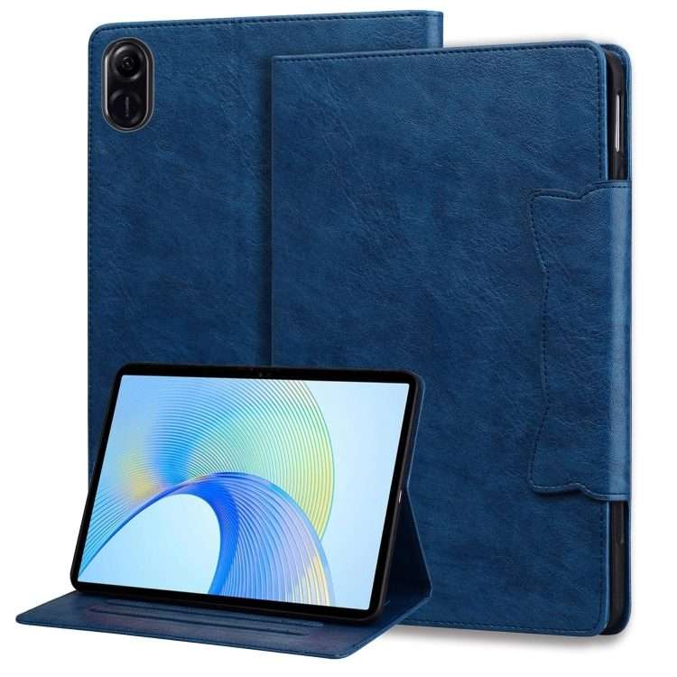For Honor Pad X8a / X8b Cat Buckle Leather Tablet Case(Royal Blue)