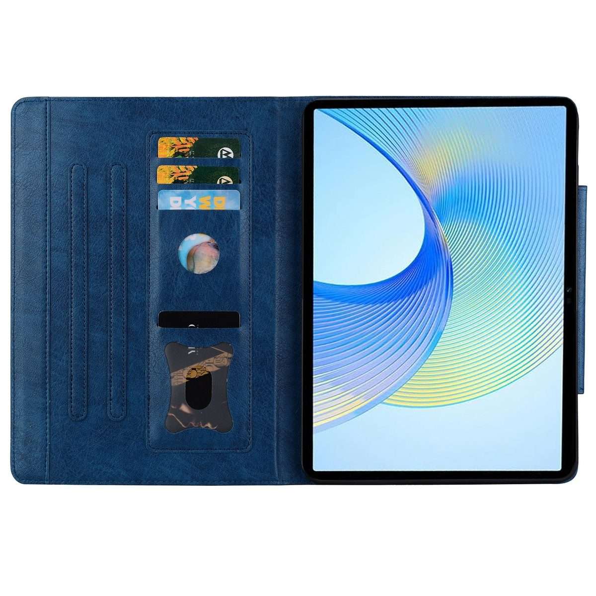 For Honor Pad X8a / X8b Cat Buckle Leather Tablet Case(Royal Blue)