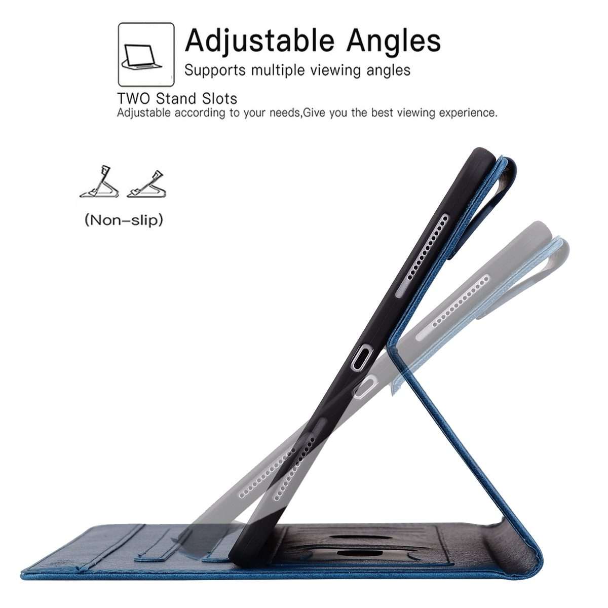 For Honor Pad X8a / X8b Cat Buckle Leather Tablet Case(Royal Blue)